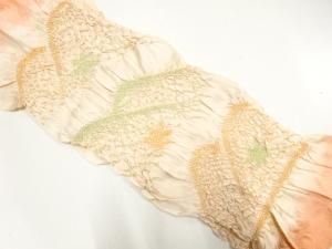 正絹　絞り　帯揚げ